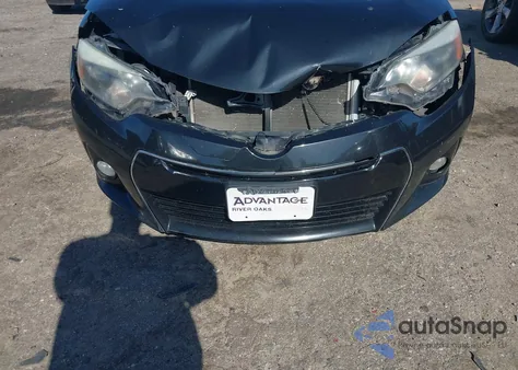 2015 Toyota Corolla S Plus z USA, uszkodzony, nr VIN 2T1BURHEXFC413284